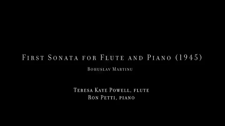 Martinu Sonata Teresa Kaye Powell