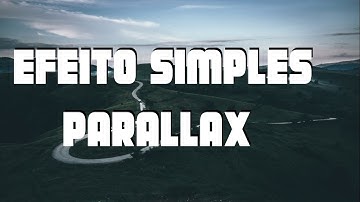 Efeito Parallax simples com apenas HTML e CSS