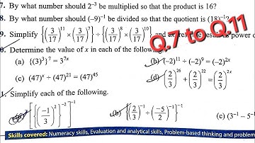 class 7 Start Up Mathematics ch.5 Exponents and Powers Ex.5.2 Viva Education 2024 2025