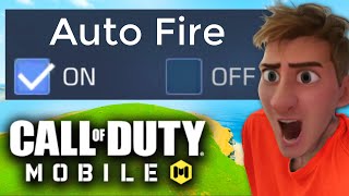 FIRST TIME playing COD MOBILE with AUTO FIRE