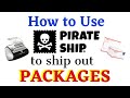 How to Ship Using Pirate Ship! Perfect for Mercari Packages