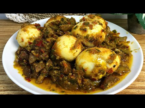 Resep Jengkol Telur Balado