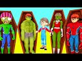 Animation 3d du professeur effrayant  superhero vs zombies disparu pour toujours  triste fin