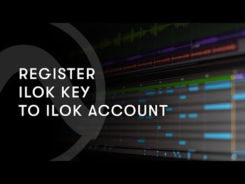 Register iLok Key to iLok Account
