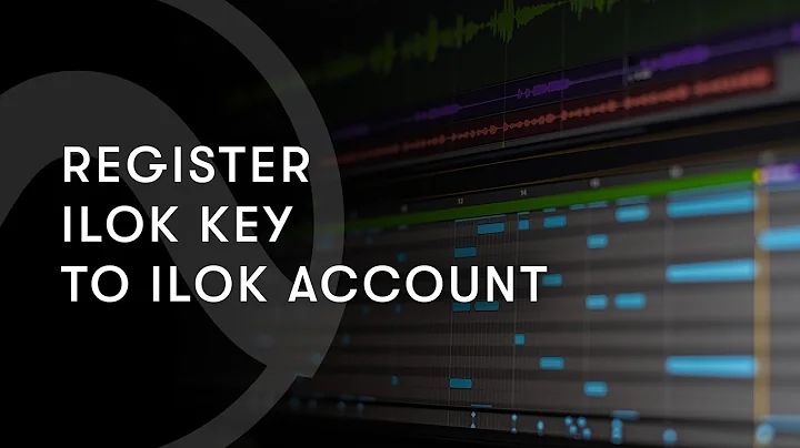 Register iLok Key to iLok Account