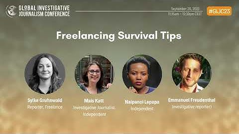 GIJC23 - Freelancing Survival Tips