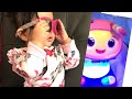 8 months old baby playing with talking doll||cute baby ||dancing with doll ||lots of fun||happy baby