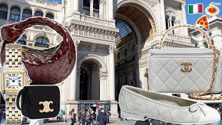 MILAN 🇮🇹 LUXURY SHOPPING VLOG 🍝 CHANEL →SAINT LAURENT 🍝 CARTIER →FERRAGAMO MARGIELA → BOTTEGA & MORE