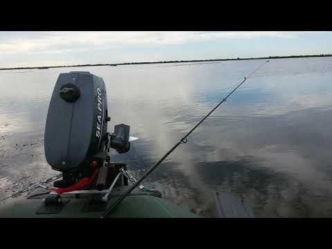 Мотор Sea-Pro 2,5. Лодка ПВХ 2,5м. Навесной транец. - YouTube