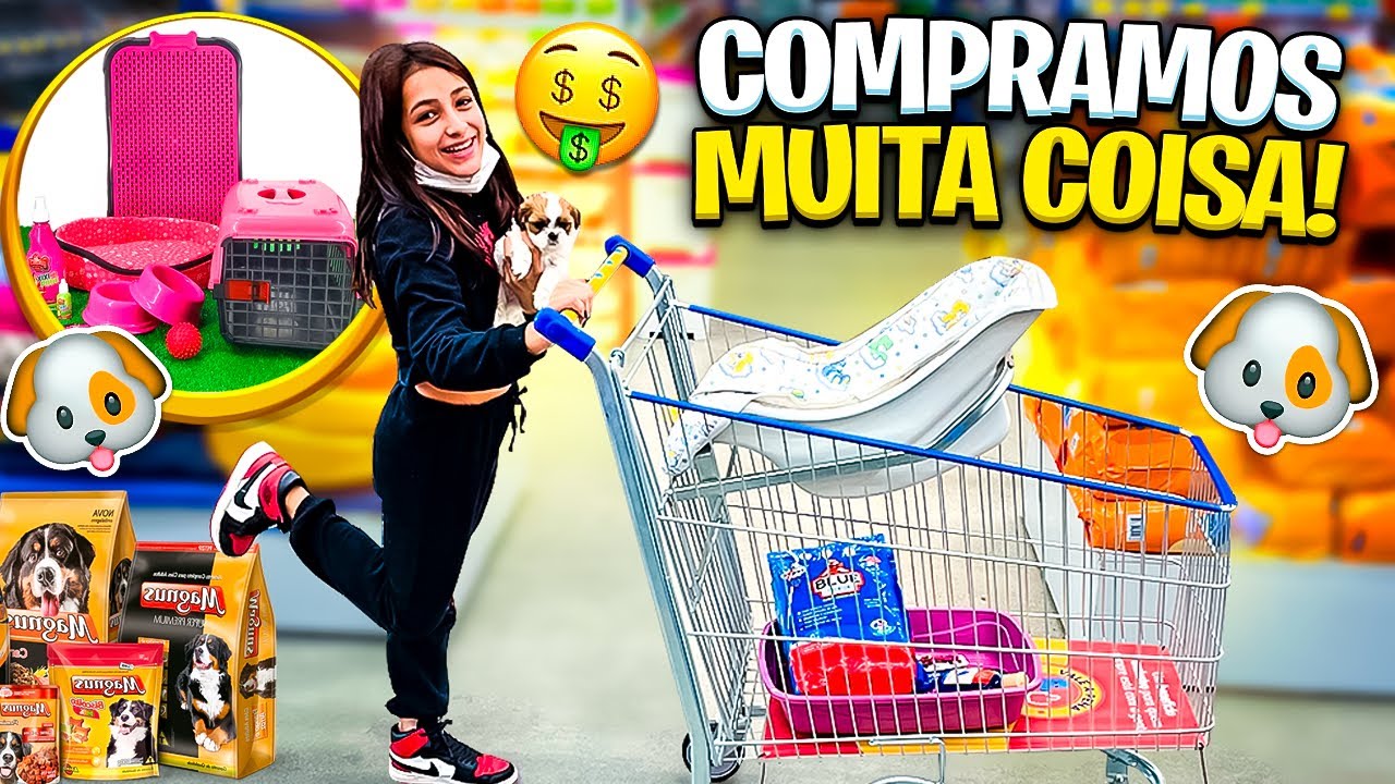COMPRANDO O ENXOVAL DA NOSSA CACHORRINHA🐶 NÃO DEU MUITO CERTO!