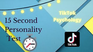 15 Second Personality Test From Russia | TikTok @hyukacore |