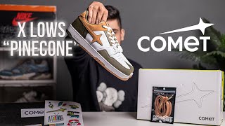 DIDN'T EXPECT THIS FROM AN INDIAN SNEAKER BRAND | COMET X LOWS PINECONE DETAILED REVIEW & ON-FEET