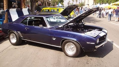 1969 Chevrolet Camaro open headers at the 2004 Route 66 Rendezvous in San Bernardino, California