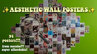 Aesthetic wall decor🌻✨ | VINTAGE POSTERS | FROM MEESHO | the ordinary child