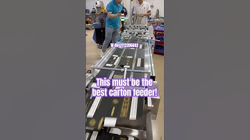 Carton single friction feeder #conveyor #feeder #ifeeder #machine #baiyi #automation #paper #box