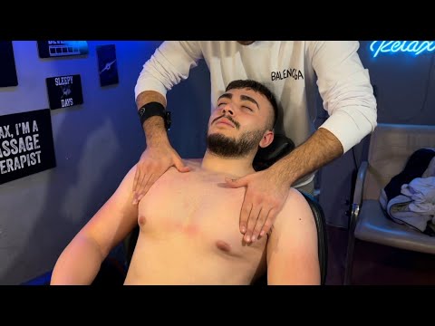 Amazing relaxing body massage and sleep meditation