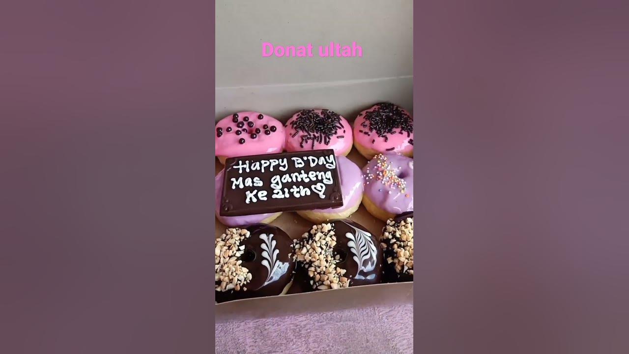 Donat ulang tahun #idejualan #donat #donatultah