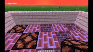 How to build redstone lamps in the ceiling with a switch - Redstonehouse (New series with HD)