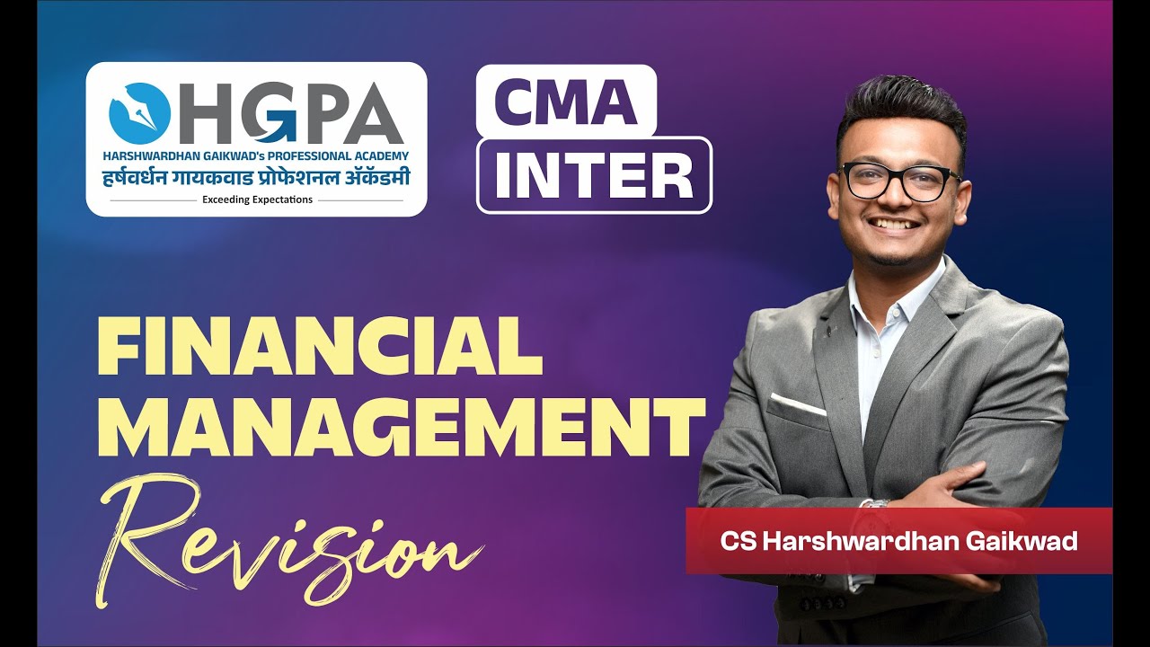 CMA INTER FM REVISION SERIES | DAY 1 | INTERMEDIATE | PAST EXAM ...