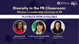 Diversity in the PR Classroom | Women's Leadership Journeys in PR