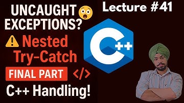 "🔥 C++ Final Blow! Uncaught Exceptions & Nested Try-Catch | Crack Interviews with Confidence!"