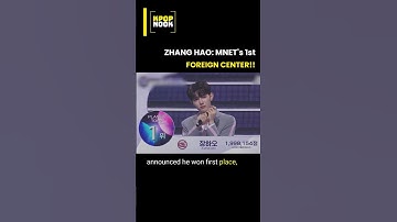 His victory MADE history! #shorts #youtubeshorts  #ZhangHao #Zerobaseone #ZB1