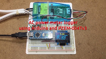 AC power measure and  logging tool using Arduino and farepeace PZEM-004Tv3
