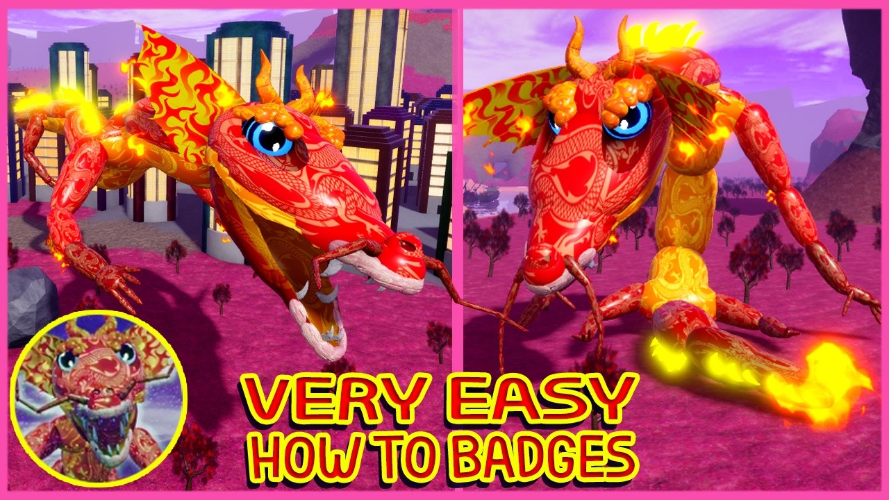 Roblox Update - How to get LunarDragon Badge and Morph in Tiny Universe Roleplay - LunarNewYear's