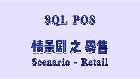 POS Scenario In Retail 零售业小情景 | SQL POS
