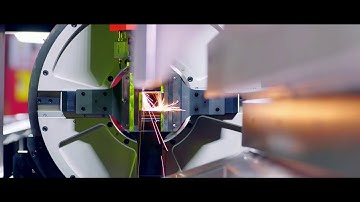 Fiber Laser Tube Cutting Machine Semi-Auto Loading and Unloading System - DNE Laser