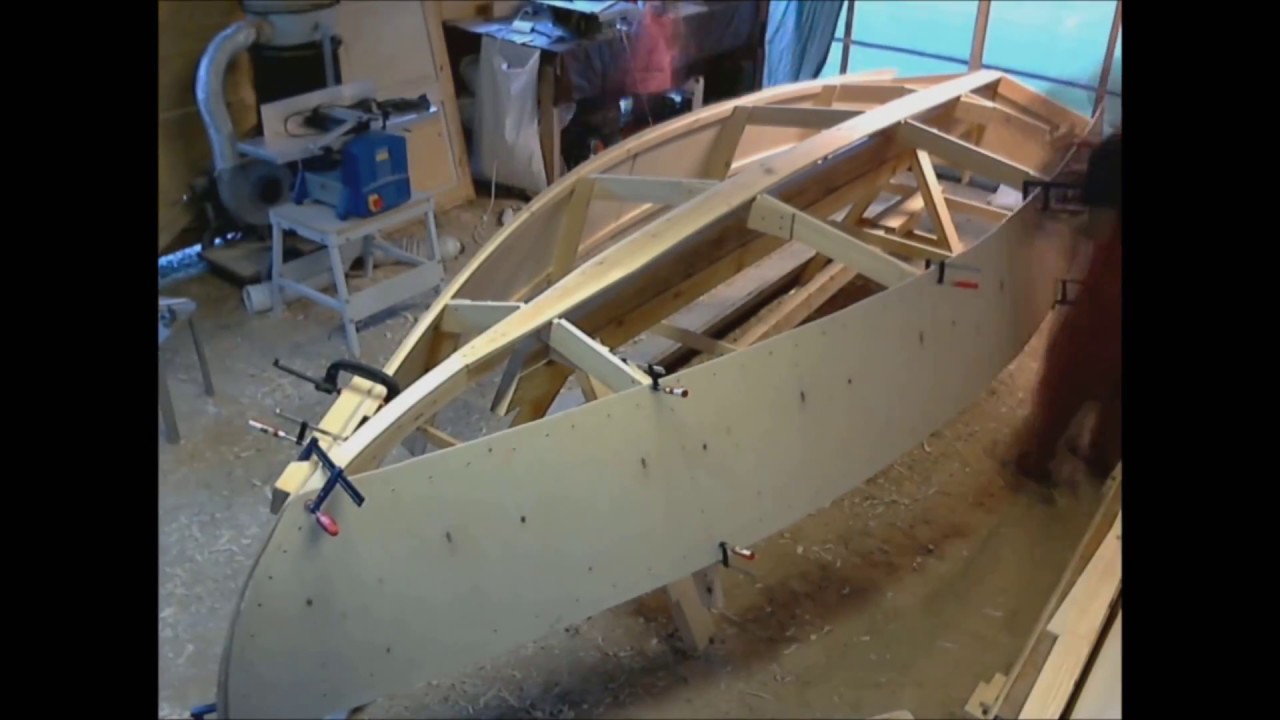 Sailboat building timelapse, 16footer, part 1 - YouTube