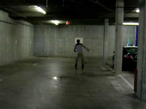 A Mule first time on Roller blades