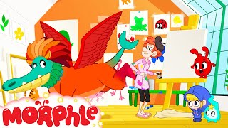 monster painting mila and morphle painting colors kids cartoons