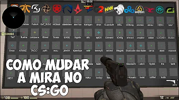 Como mudar o lado da mira CS GO?