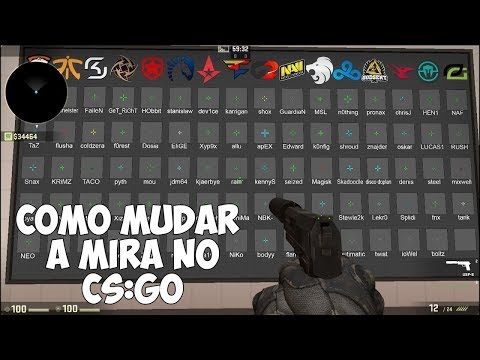 Vídeo: Como Mudar A Cor Da Mira No CS