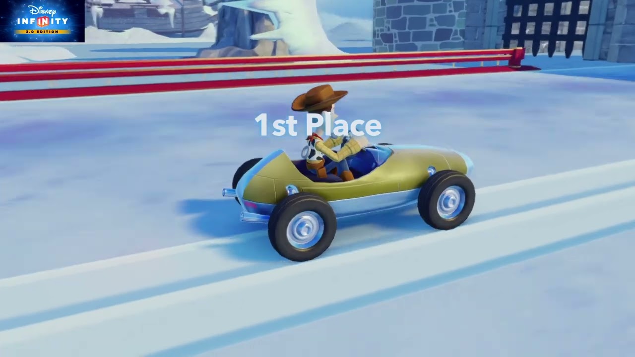 Disney Infinity 3.0 Sony PS4 Version Toy Box Speedway 🏁 Grand Prix 1 Woody 250cc