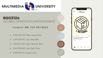 I-Return Application l BGO 3124 Global Operations Management