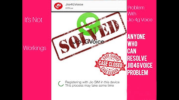 Reliance Jio 4G Voice VOLTE Calling Offline Problem | Registering Problem [SOLVED](old)