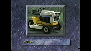 Cub Cadet 1315 and 1320 versus John Deere and Wheel Horse Sales Comparisons 1989