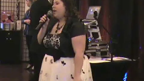 Crystal Barnes singing Marry You