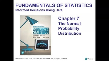 Sullivan Fundamentals of Statistics Sec 7.1 Lecture