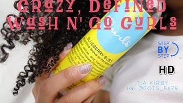 How To Get the Best Defined, Wash n Go | Blueberry Bliss Reparative Leave In Conditioner | Tia Kirby