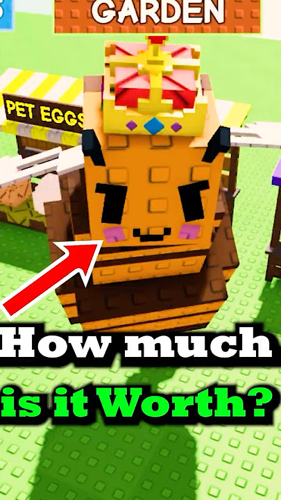 QUEEN BEE..How much is it worth in GROW A GARDEN ROBLOX #roblox #shorts