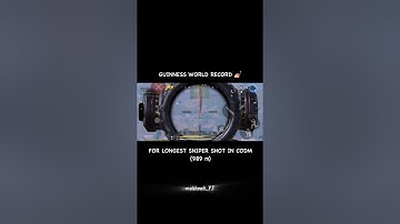 Genius World Record 🥵 For Longest Sniper Shot In CodM (989m ) #shorts #codm #codmobile