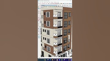 Change railing style in just one click with fence maker inside Sketchup #cad #viral #sketchup