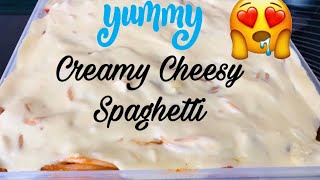 Creamy Spaghetti Filipino Style #Spaghetti #Creamy #Cheesy