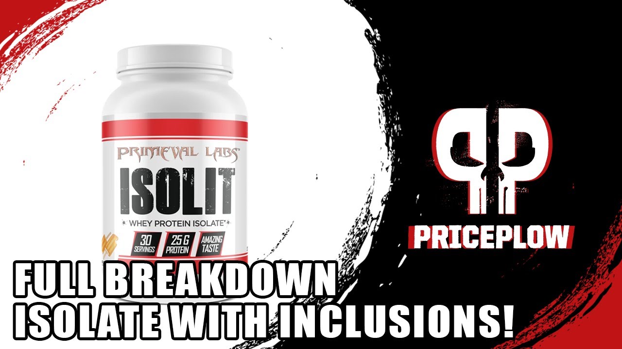 WHEY ISOLATE WITH INCLUSIONS? | Primeval ISOLIT label breakdown and flavor review
