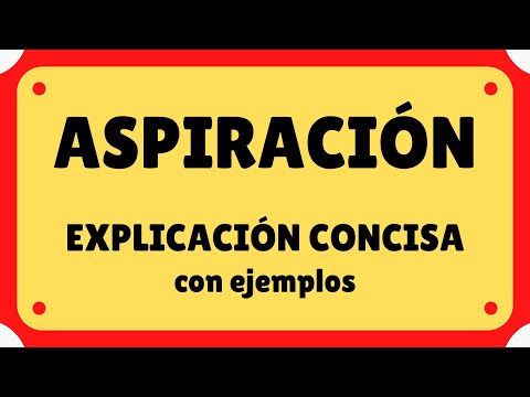 Video: ¿Es aspiracionalmente una palabra?