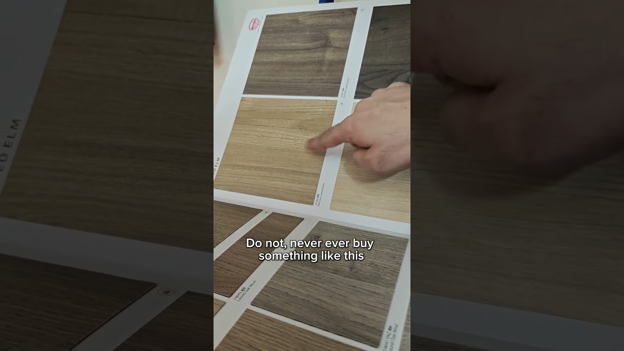 Avoid This : Laminate selection 