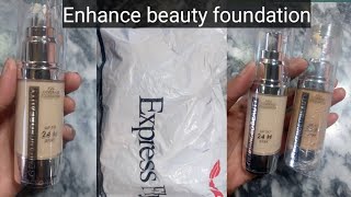 beauty enhancd cosmatic reivew//enhance beauty foundatiin shade and price//M-B parlour